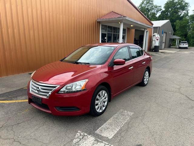 Red 2014 Nissan Sentra Sedan Front-Wheel Drive Automatic