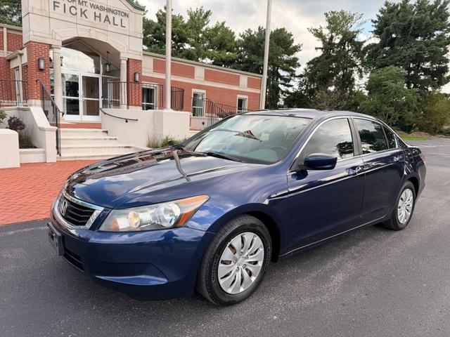 Blue 2009 Honda Accord Sedan Front-Wheel Drive Automatic