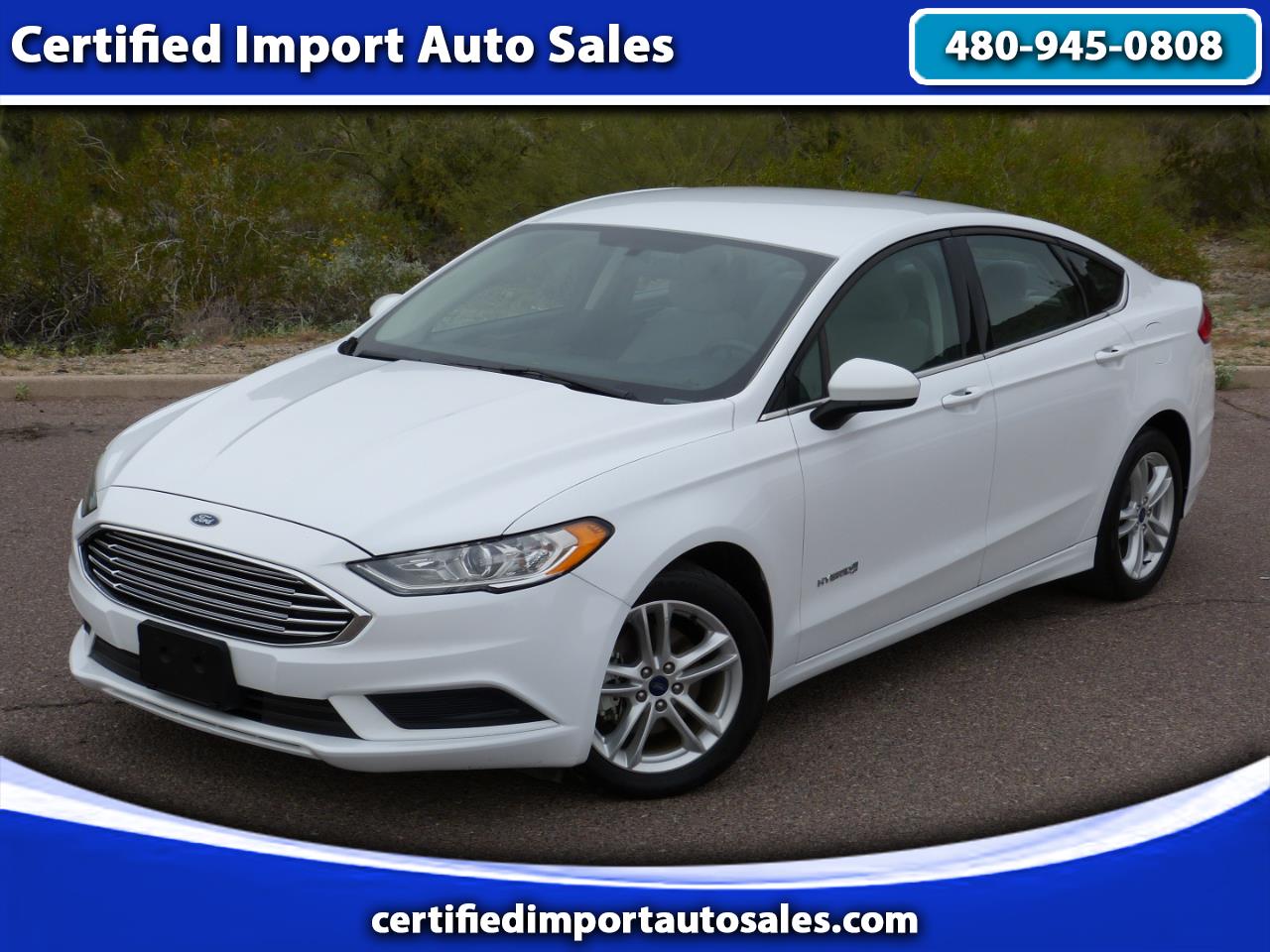 2018 Ford Fusion Hybrid S