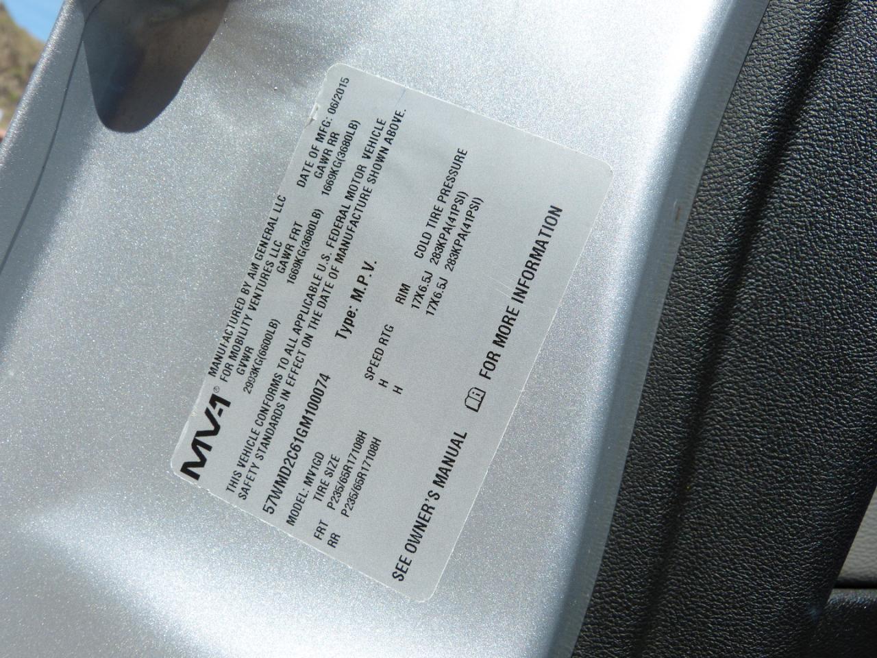 Mobility Ventures MV-1  2016