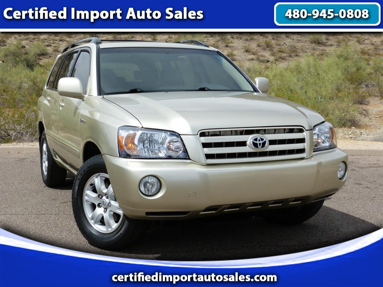 Toyota Highlander V6 2WD 2003