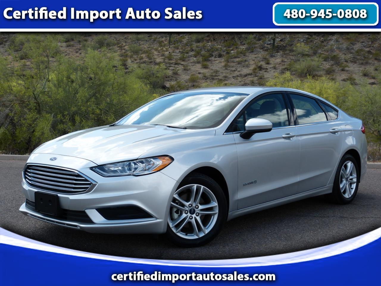 2018 Ford Fusion Hybrid S