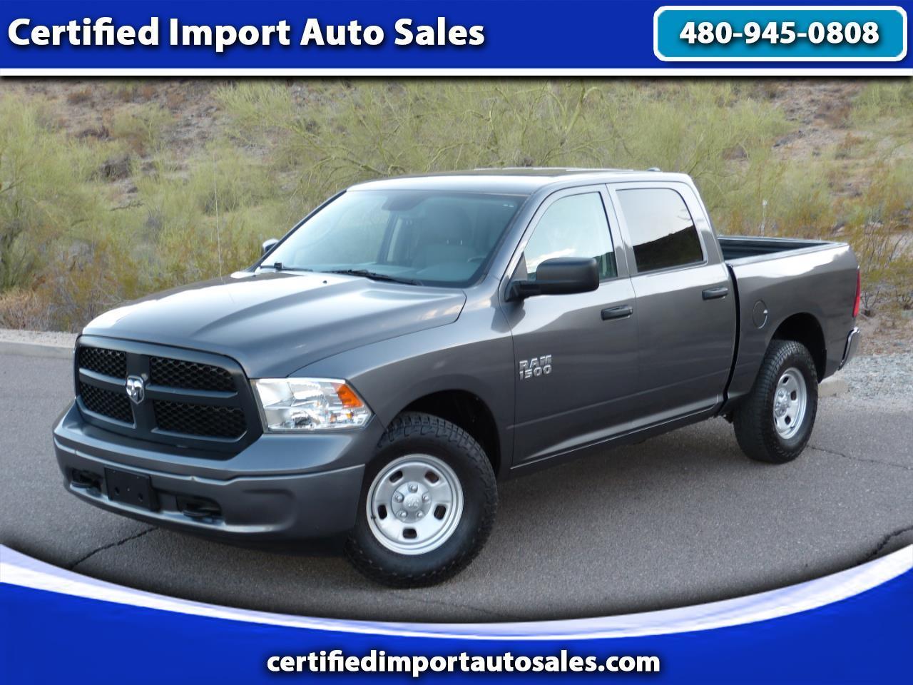 Gray 2016 RAM 1500 Pickup Truck Four-Wheel Drive Automatic