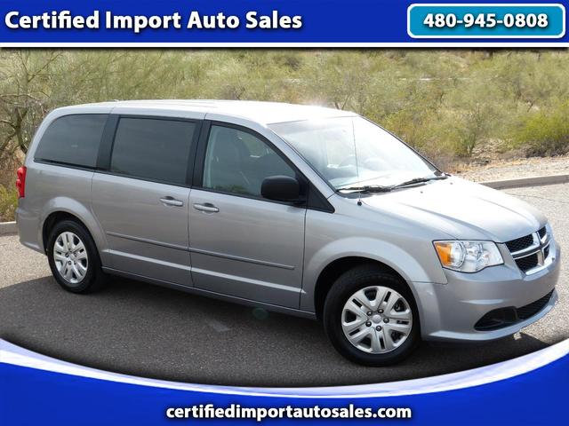Silver 2017 Dodge Grand Caravan SE FWD Minivan Front-Wheel Drive Automatic