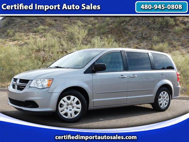 Silver 2017 Dodge Grand Caravan SE FWD Minivan Front-Wheel Drive Automatic