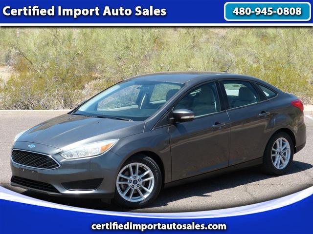 Gray 2015 Ford Focus Sedan Front-Wheel Drive Automatic