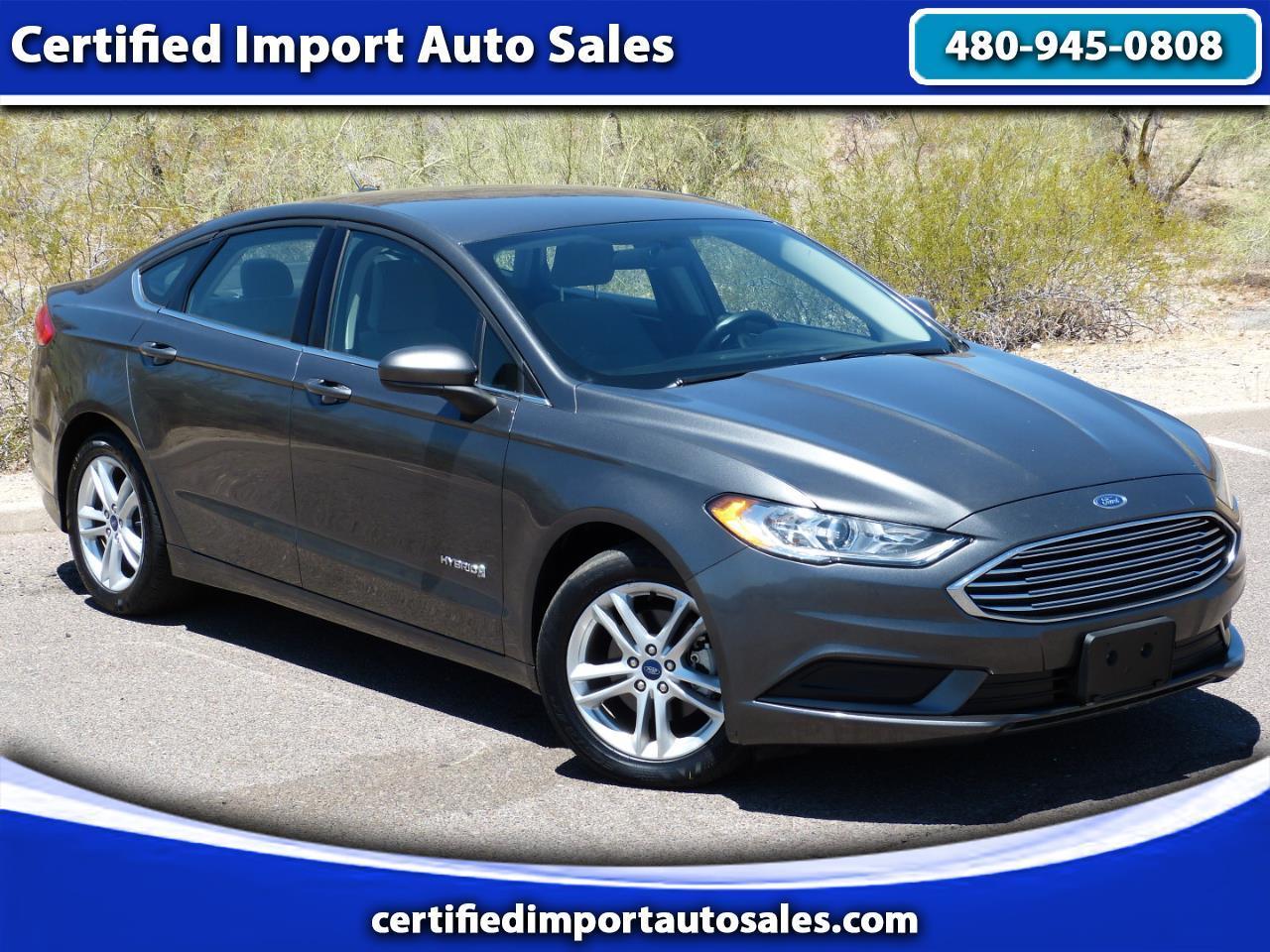 2018 Ford Fusion Hybrid S