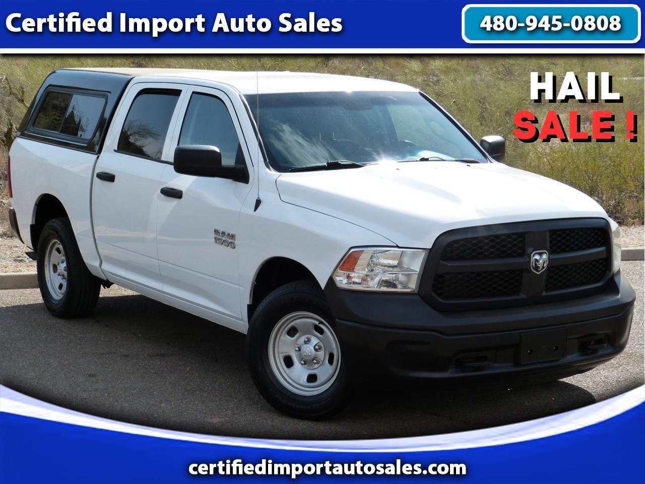 White 2018 RAM 1500 Pickup Truck Four-Wheel Drive Automatic