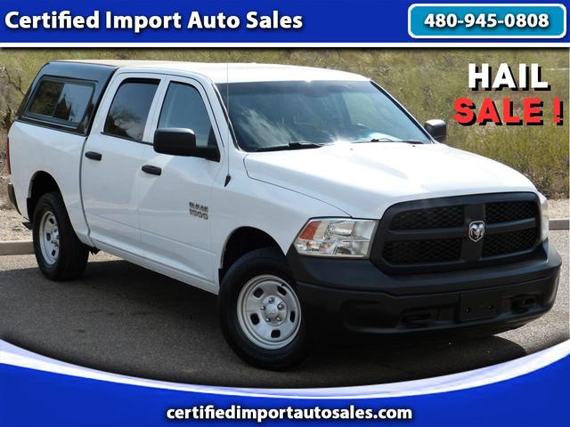 White 2018 RAM 1500 Pickup Truck Four-Wheel Drive Automatic