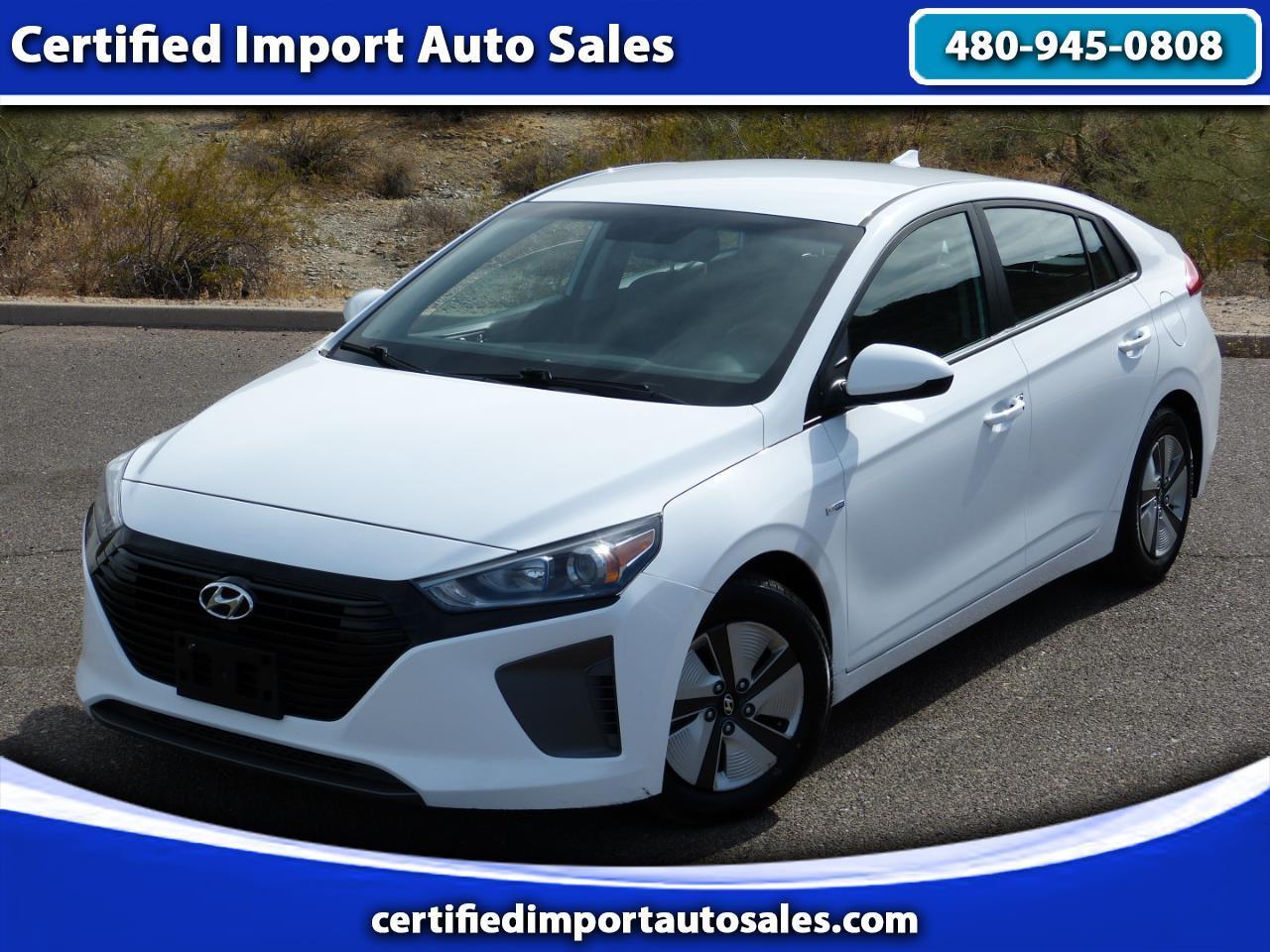 2019 Hyundai Ioniq Hybrid Blue