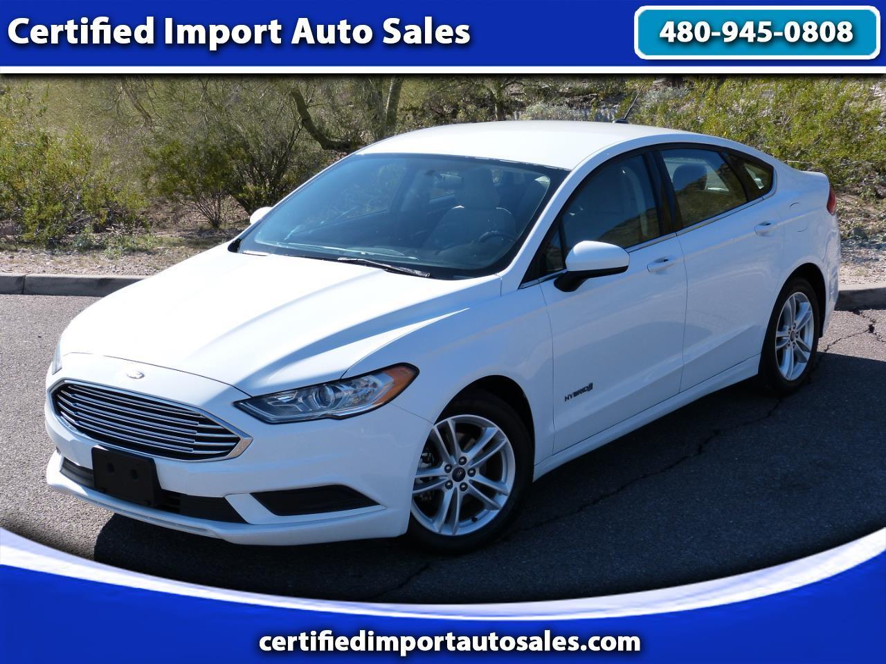 2018 Ford Fusion Hybrid S