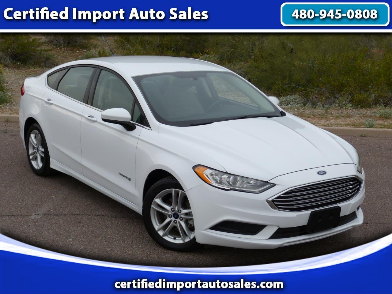 Ford Fusion Hybrid S 2018