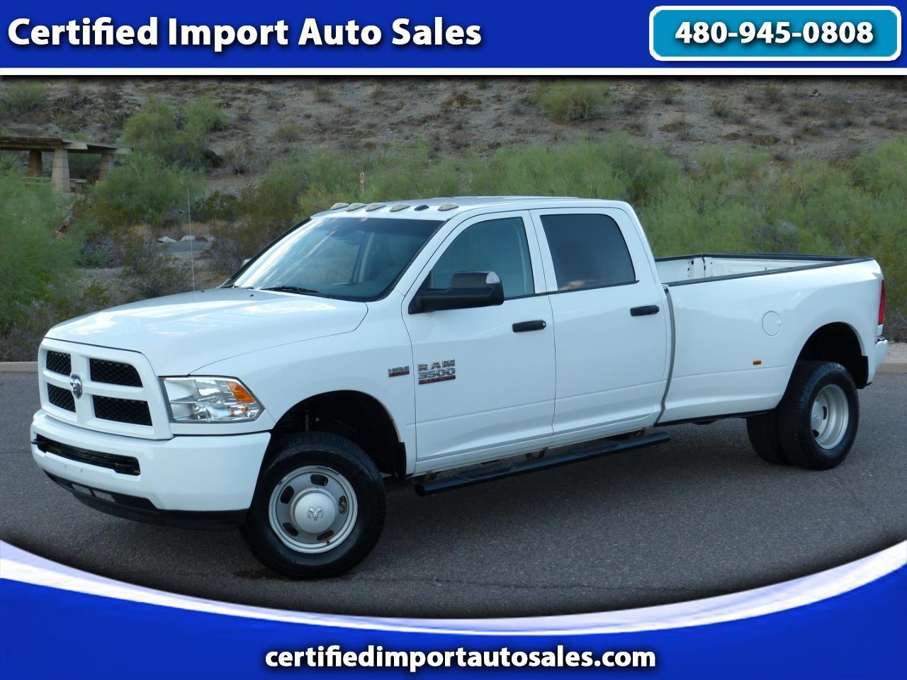 White 2016 RAM 3500 Pickup Truck Four-Wheel Drive Automatic