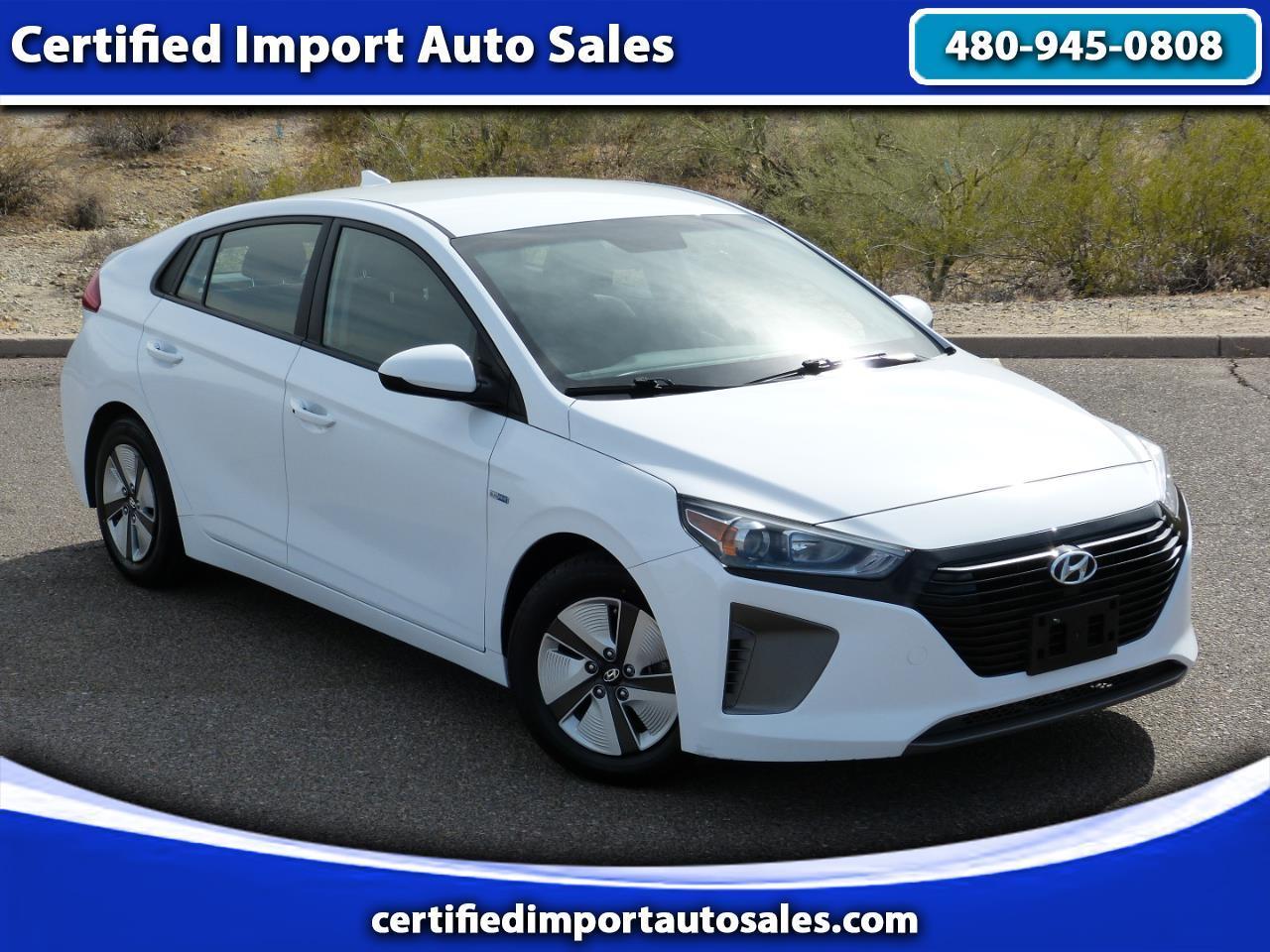 2019 Hyundai Ioniq Hybrid Blue