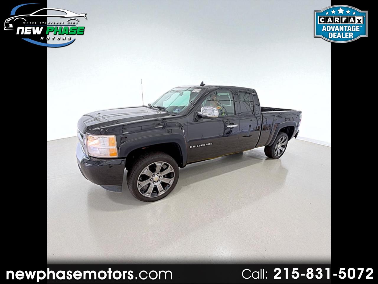 2007 Chevrolet Silverado 1500 4WD Ext Cab 143.5" LT w/1LT