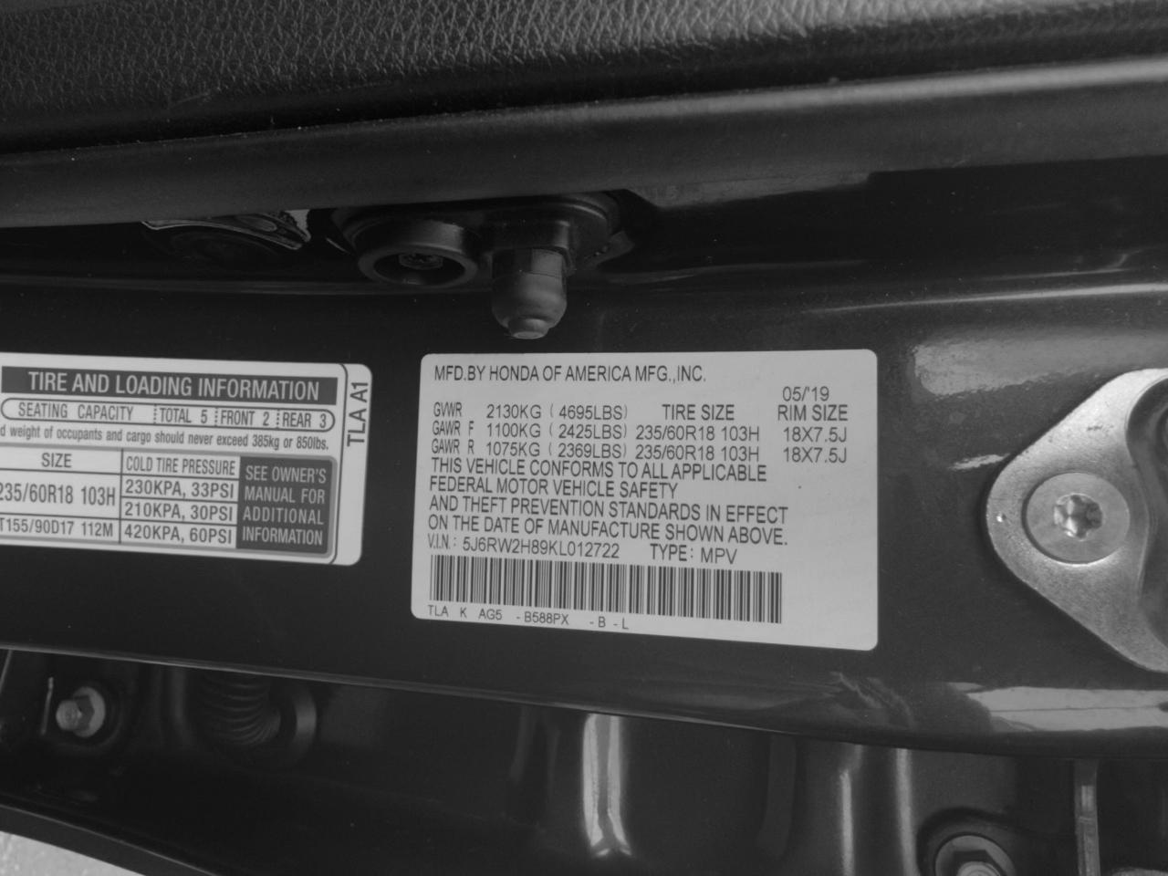 Honda CR-V EX-L AWD 2019