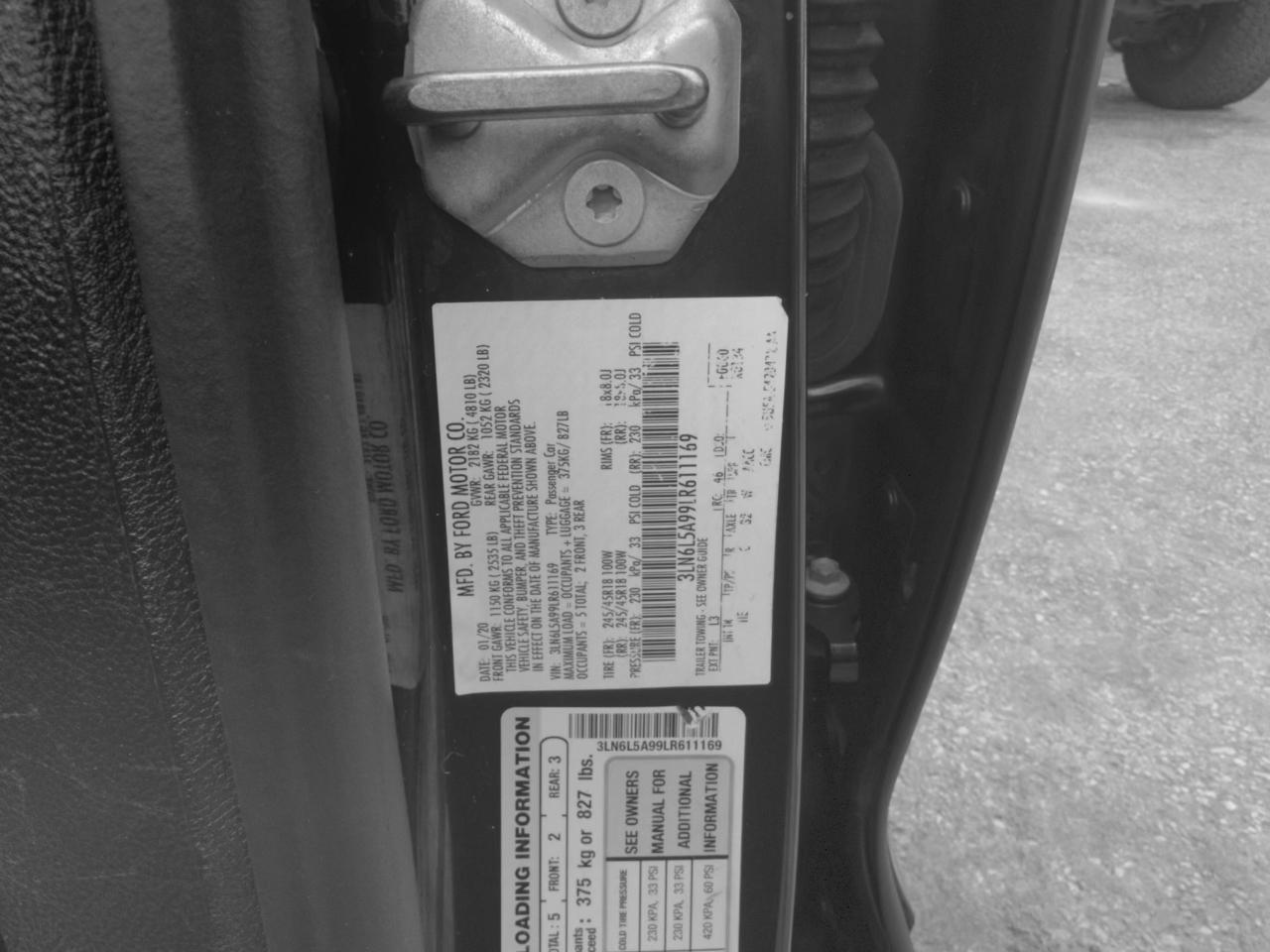 Lincoln MKZ Base 2020