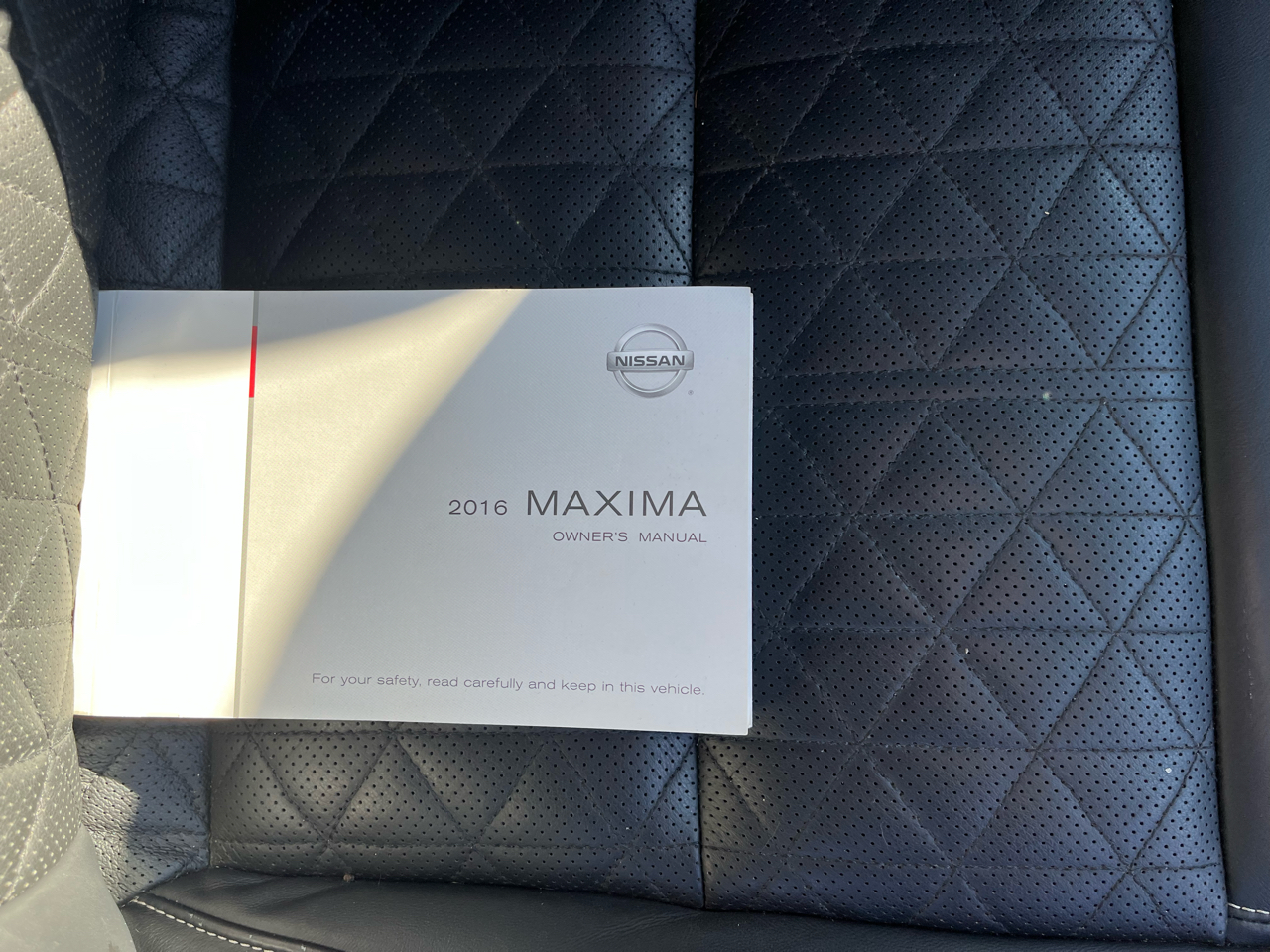 Nissan Maxima 4dr Sdn 3.5 Platinum 2016