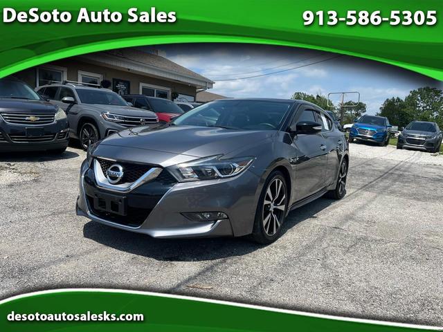 Gray 2016 Nissan Maxima SL Sedan Front-Wheel Drive Continuously Variable Transmission