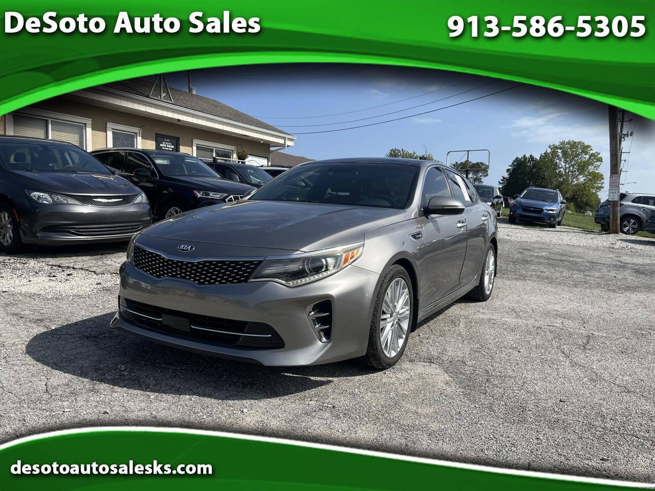 Silver 2016 Kia Optima Sedan Front-Wheel Drive Automatic
