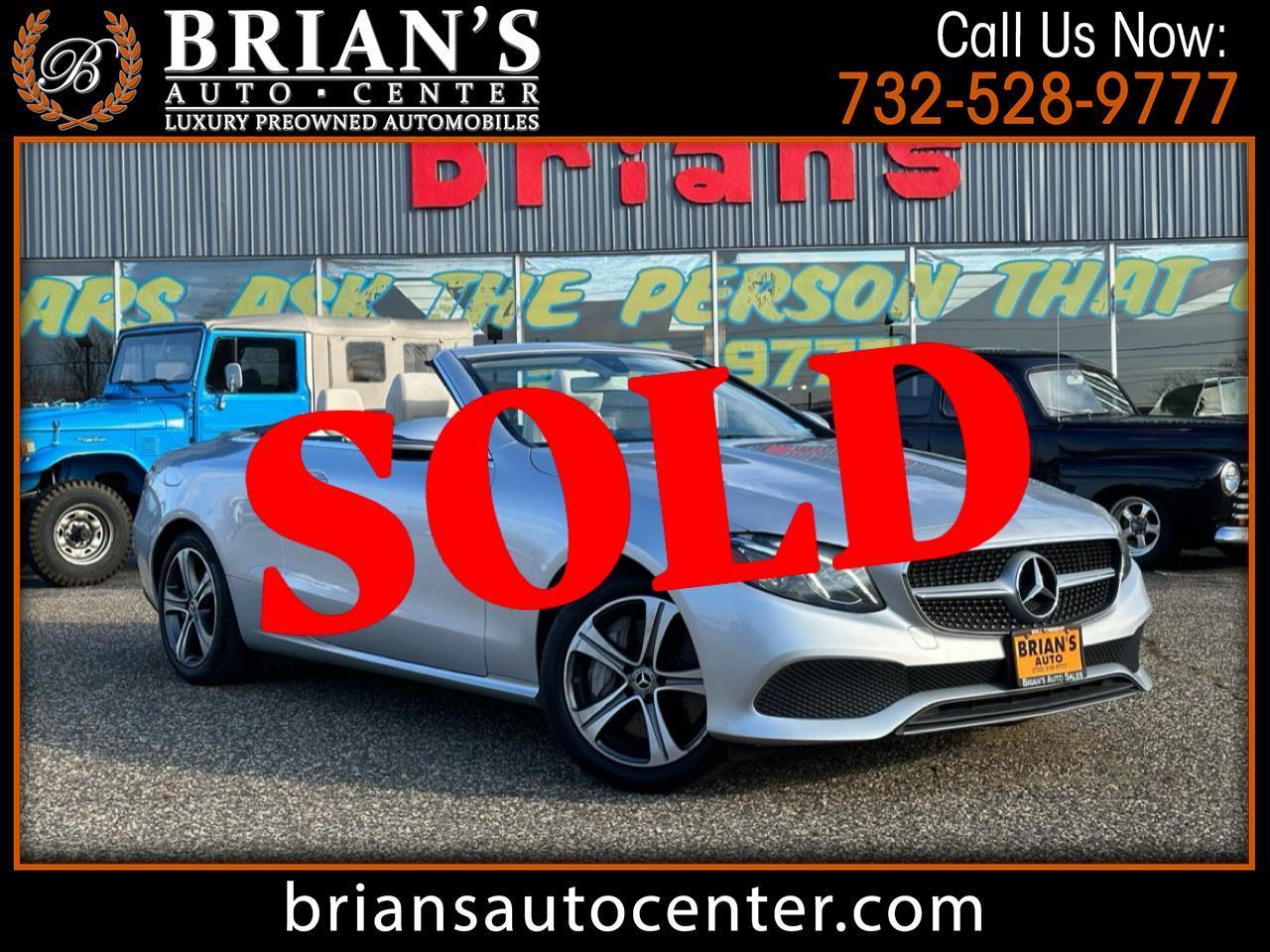 2019 Mercedes-Benz E-Class E 450 4MATIC Cabriolet