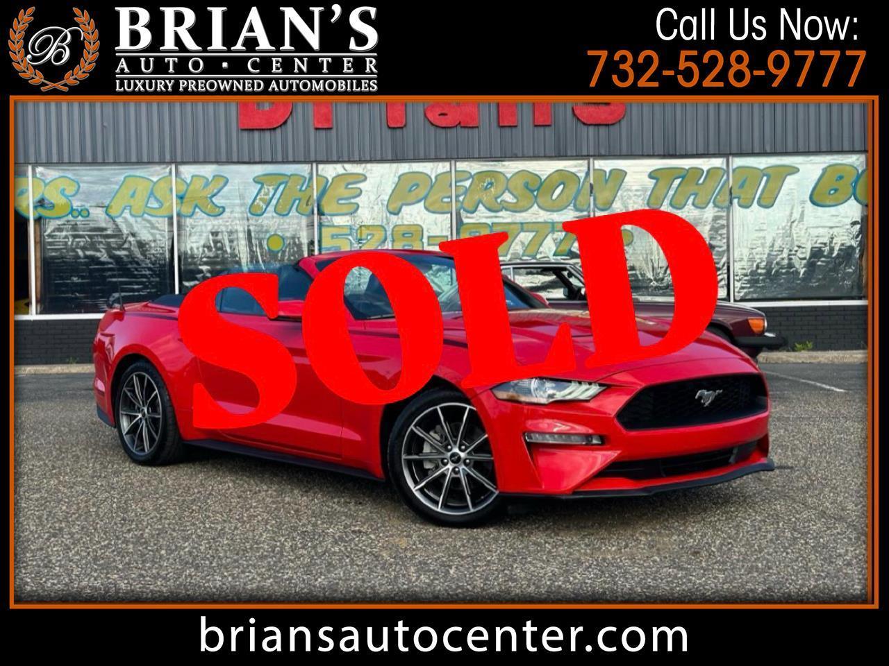 2019 Ford Mustang EcoBoost Premium Convertible