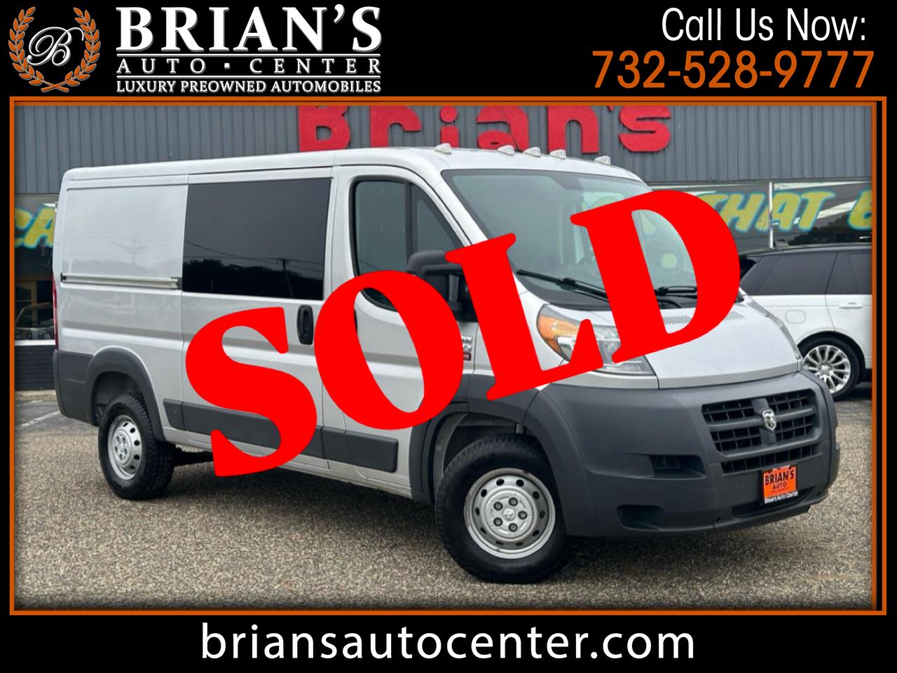 2017 RAM ProMaster Cargo Van 1500 Low Roof 136" WB