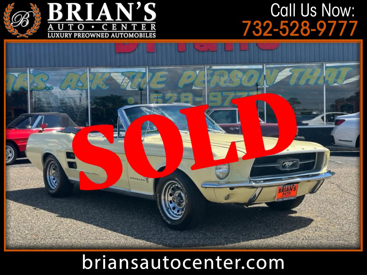 Ford Mustang 2dr Conv 1967 Ford Mustang 2dr Conv 1967