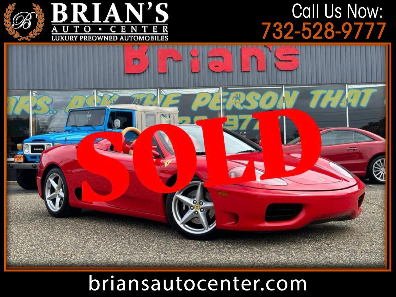2002 Ferrari 360 2dr Convertible Spider