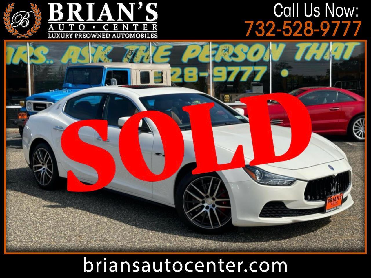 Maserati Ghibli 4dr Sdn S Q4 2016