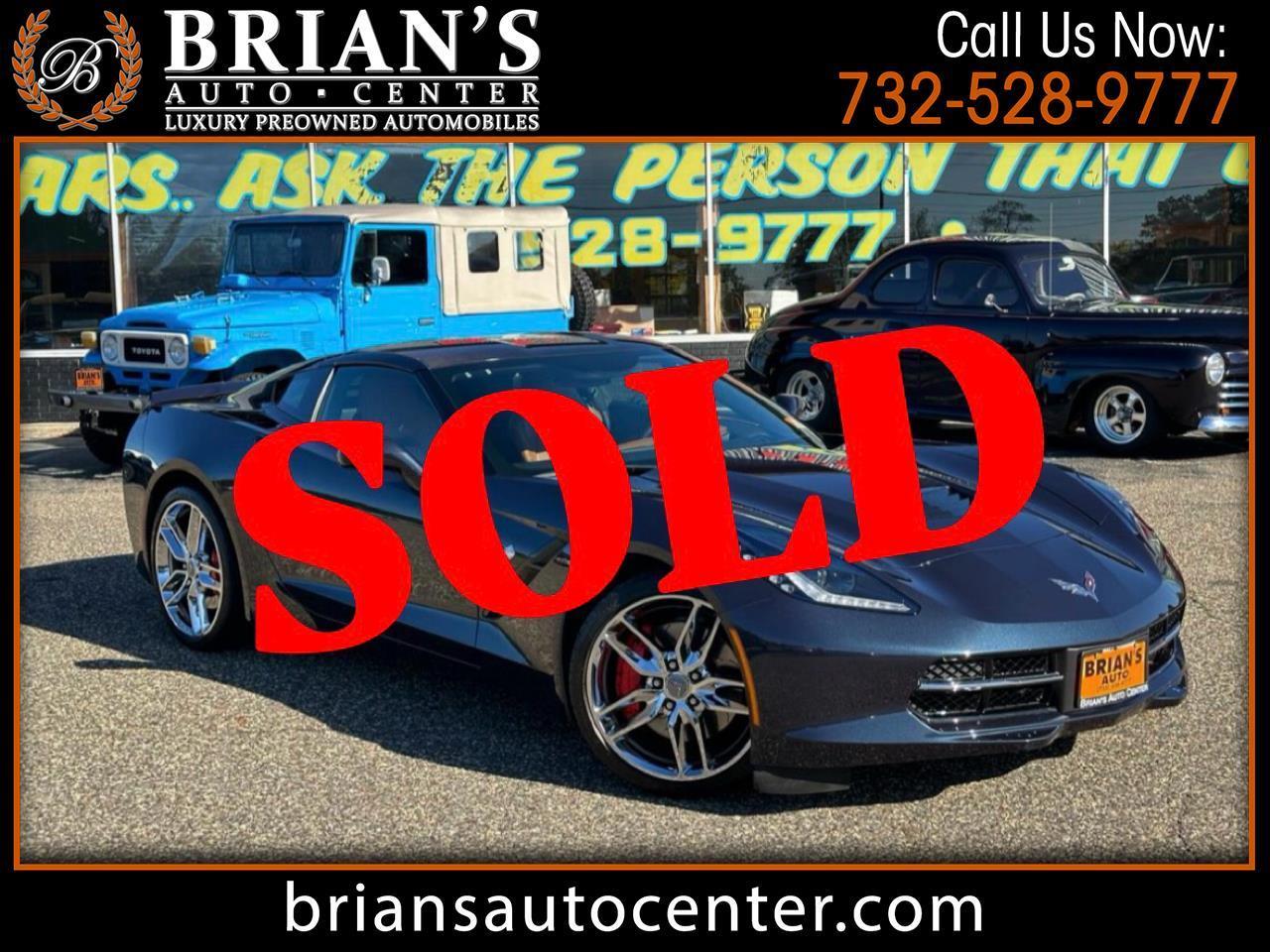 2015 Chevrolet Corvette 2dr Stingray Z51 Cpe w/3LT