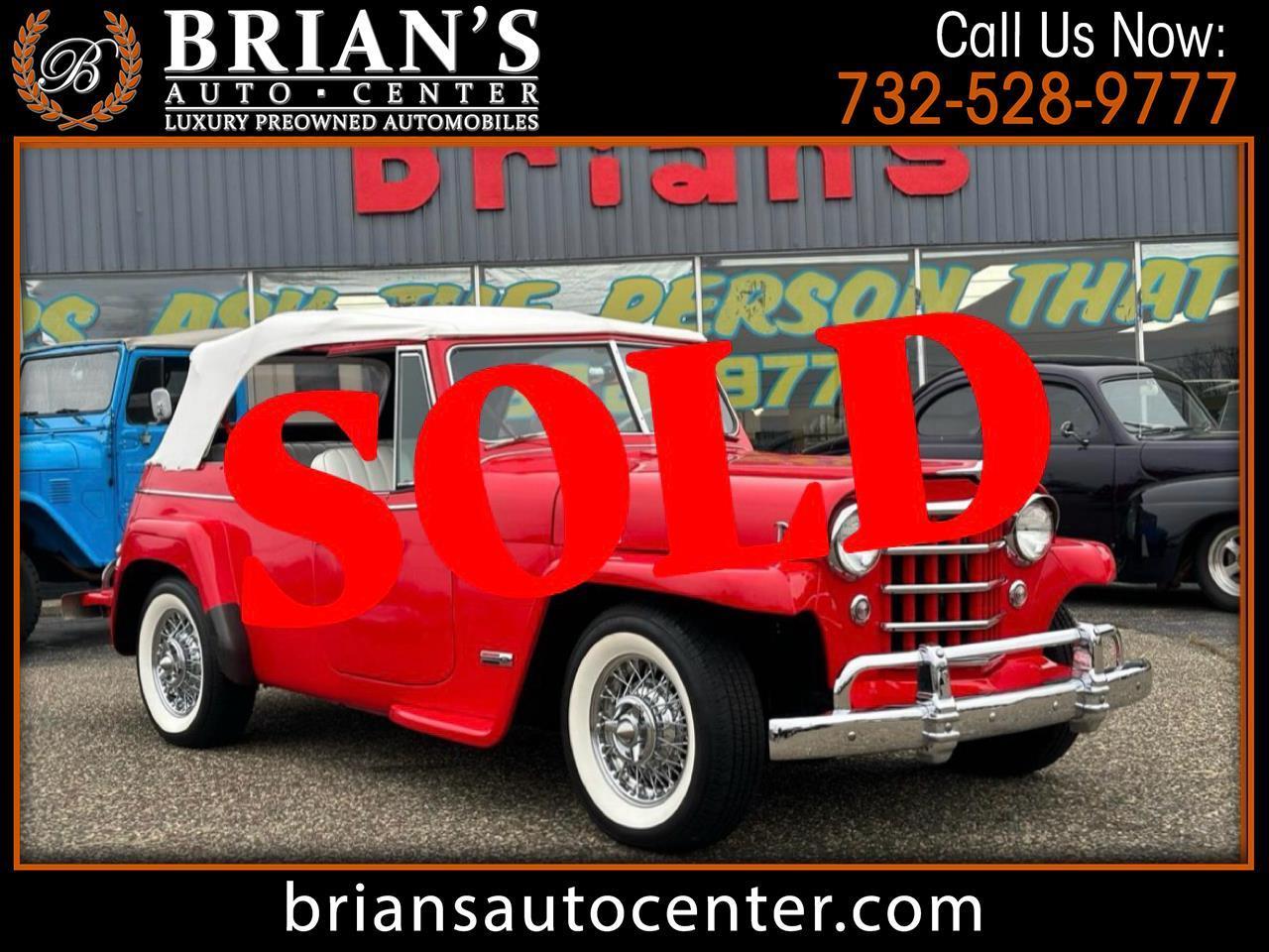 1950 Jeep Willys JEEPSTER LIVE ON BRING A TRAILER