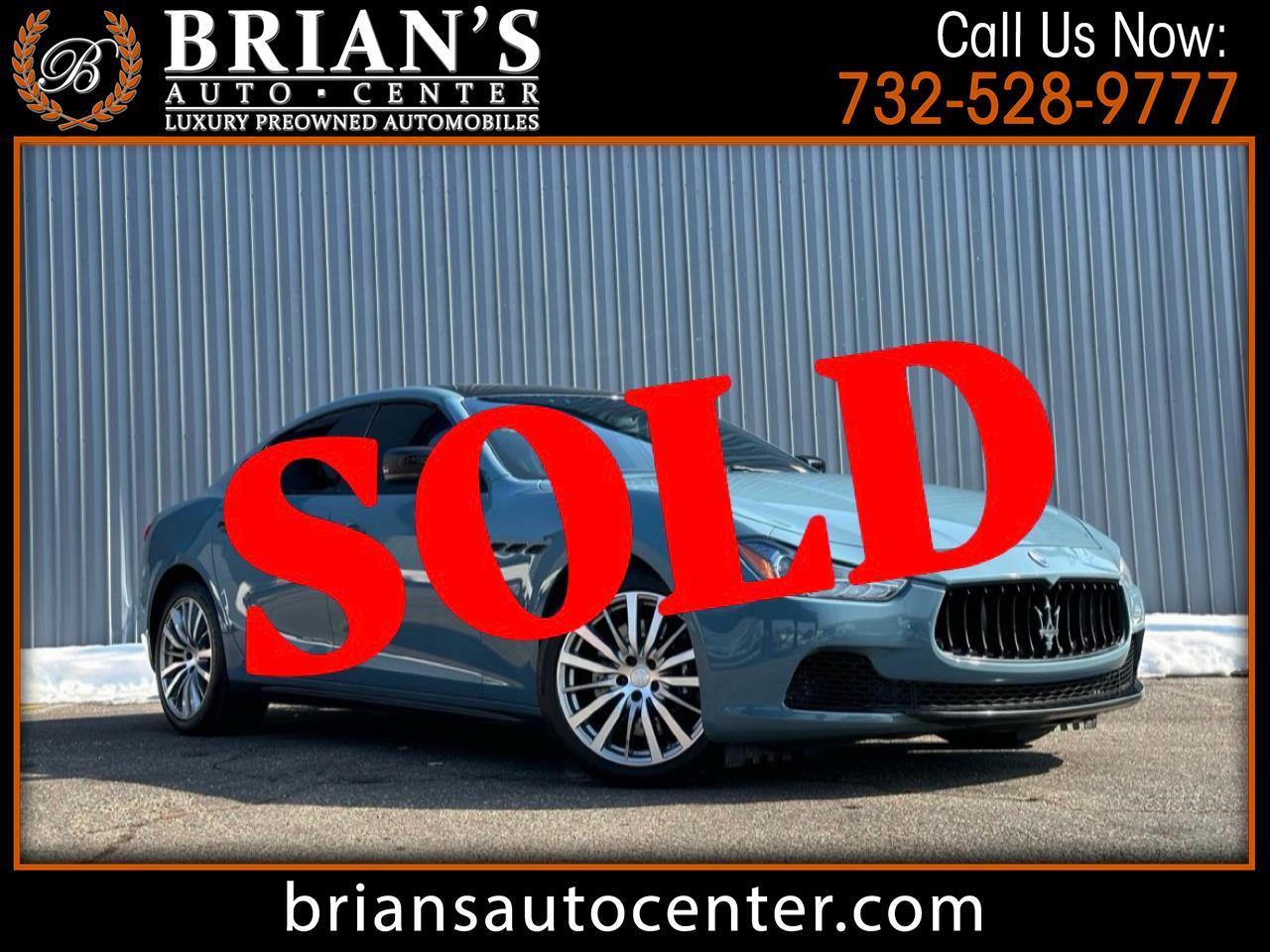 2014 Maserati Ghibli 4dr Sdn S Q4