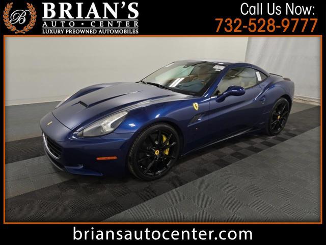 Blue 2012 Ferrari California Roadster Convertible Rear-Wheel Drive Automatic
