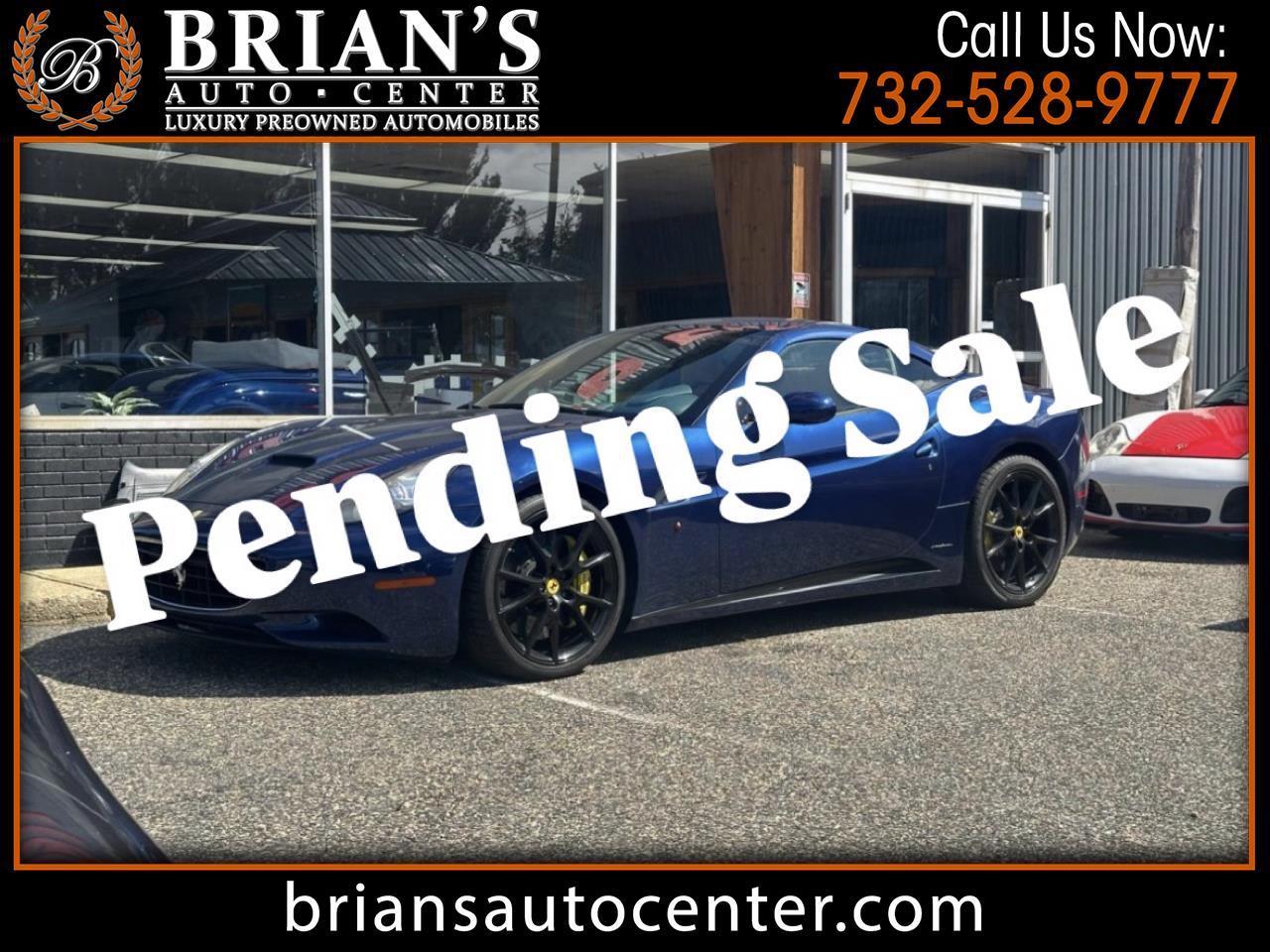 2012 Ferrari California 2dr Conv