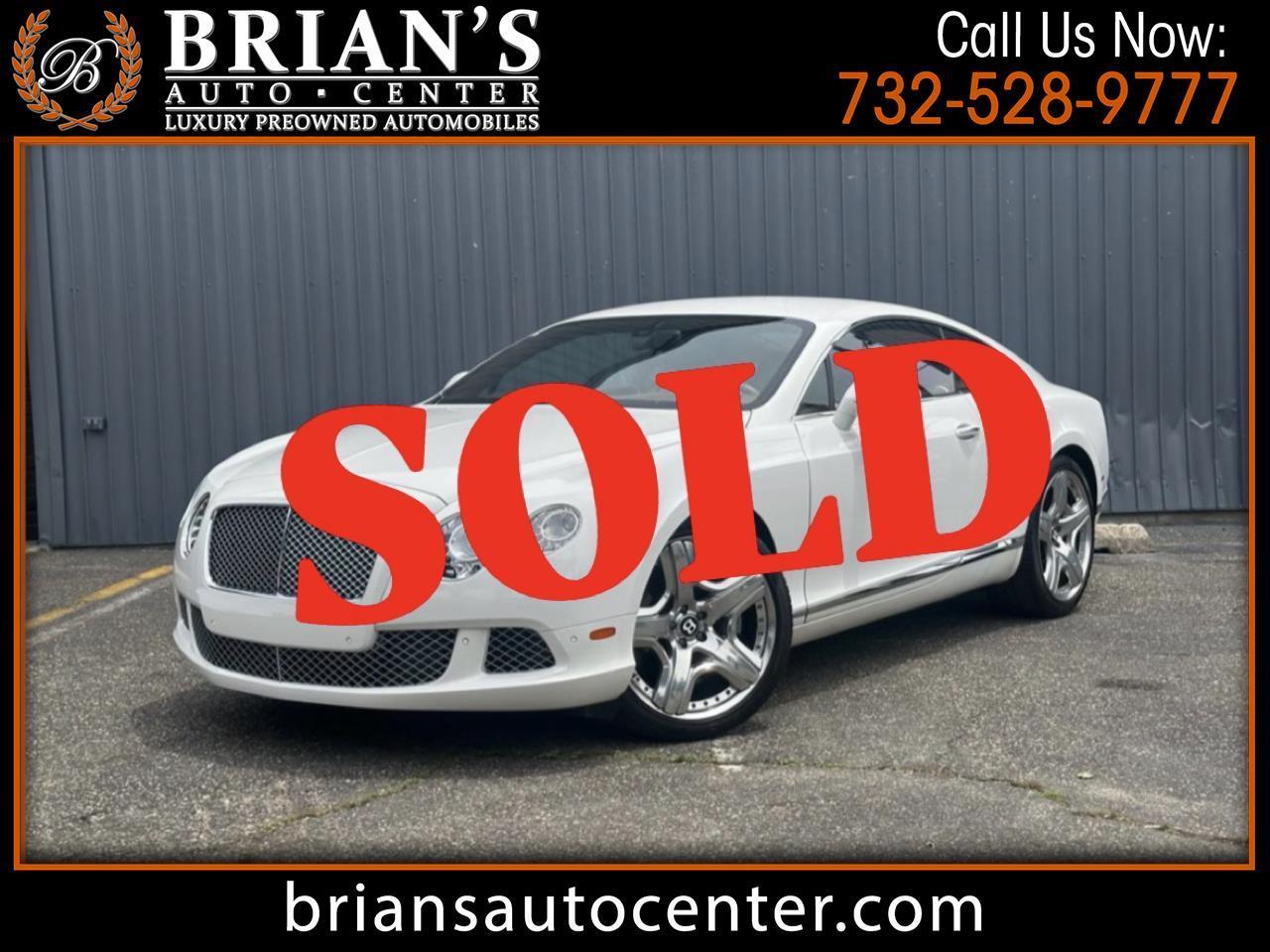 2012 Bentley Continental GT 2dr Cpe