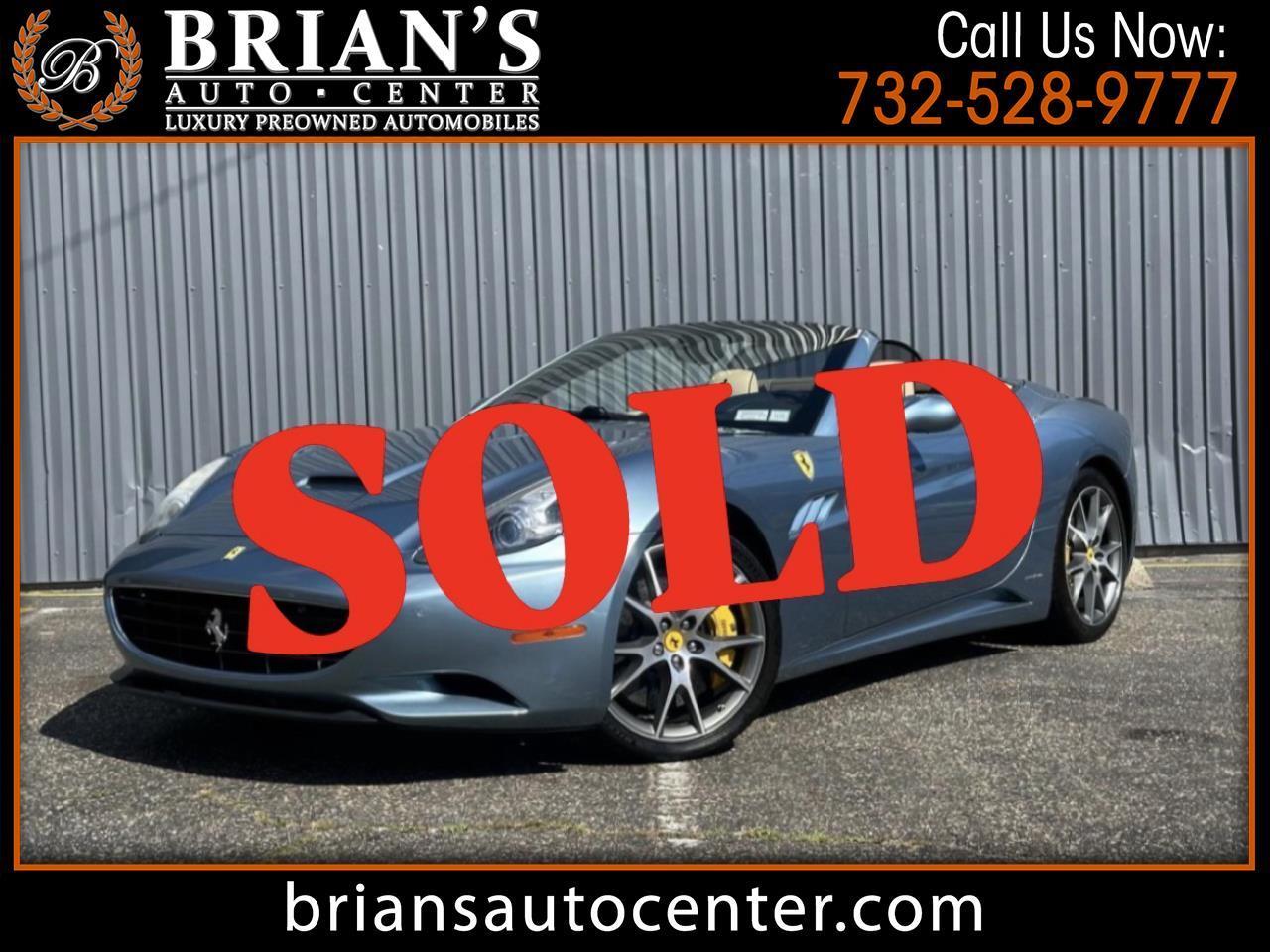 2012 Ferrari California 2dr Conv