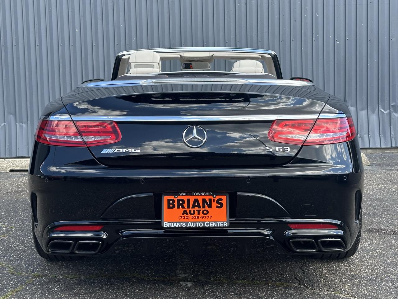 Mercedes-Benz S-Class AMG S 63 4MATIC Cabriolet 2017