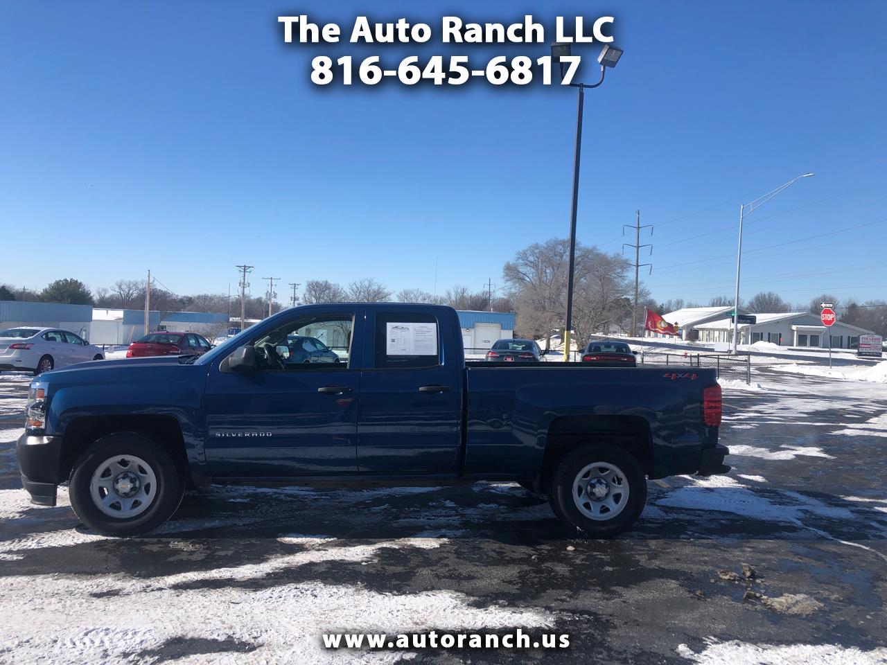 2018 Chevrolet Silverado 1500 4WD Double Cab 143.5" Work Truck