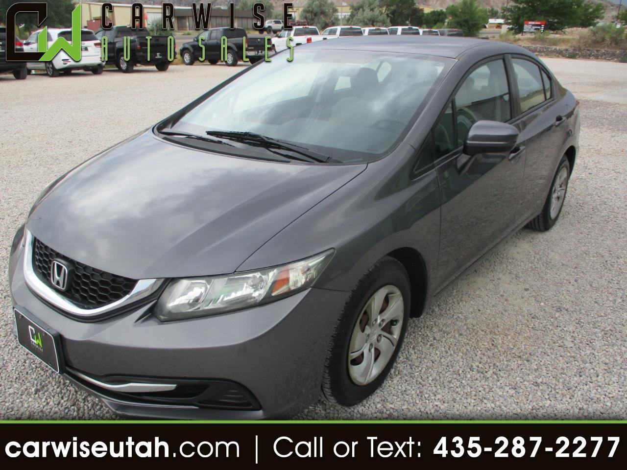 2015 Honda Civic LX Sedan 5-Speed MT