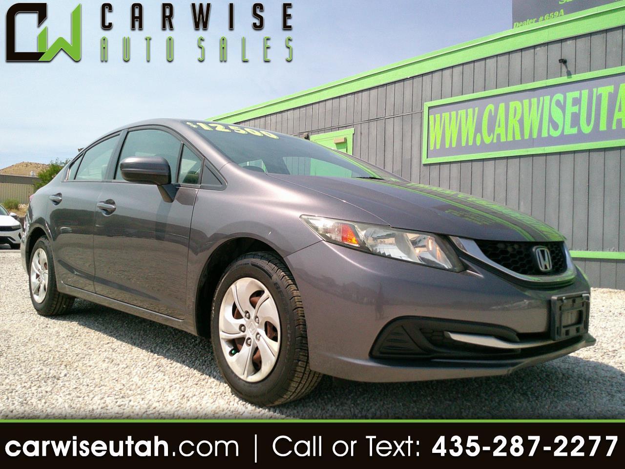 2015 Honda Civic LX Sedan 5-Speed MT