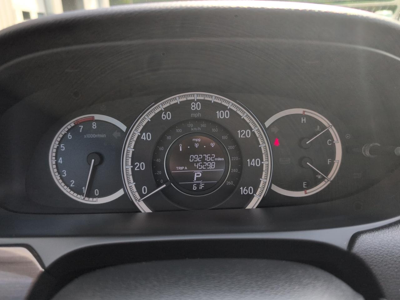 Honda Accord EX-L Sedan CVT 2016