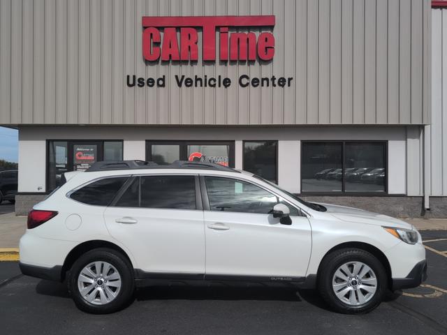 White 2016 Subaru Outback Wagon All-Wheel Drive Continuously Variable Transmission