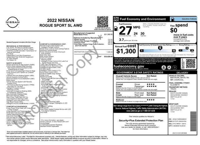 Nissan Rogue Sport  2022