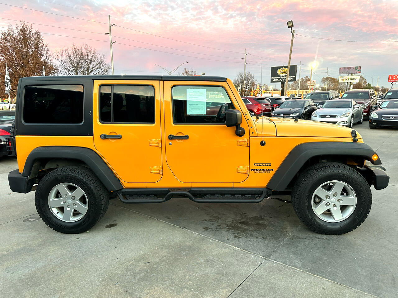 Jeep Wrangler Unlimited 4WD 4dr Sport 2012
