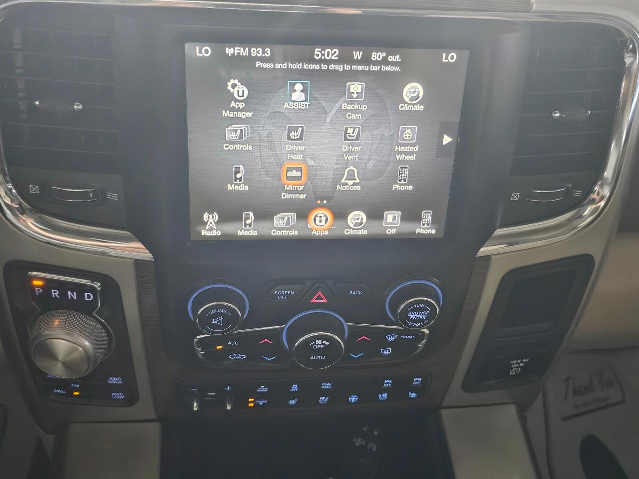 RAM 1500 Laramie 4x4 Crew Cab 5'7" Box 2017