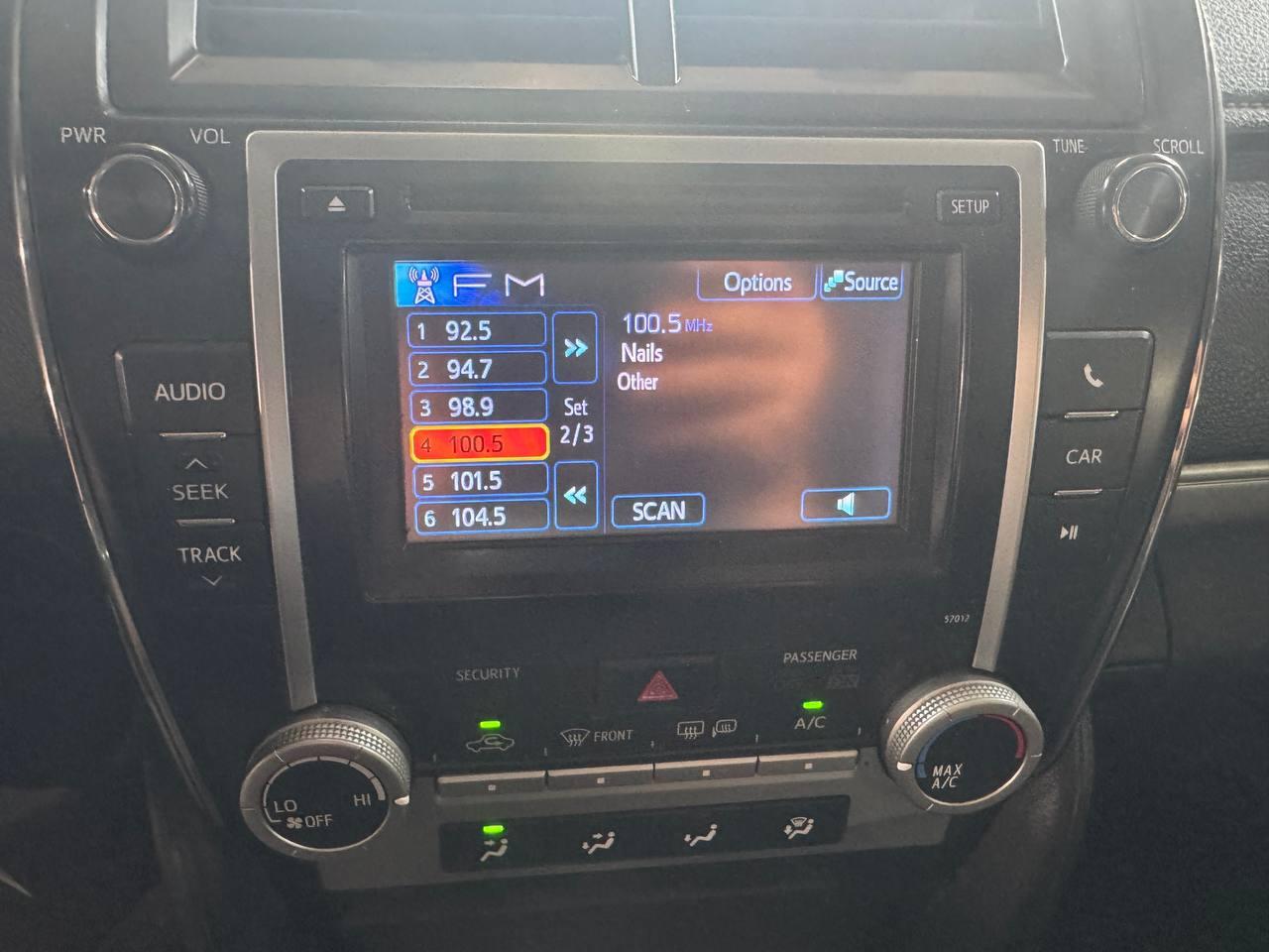 Toyota Camry 4dr Sdn I4 Auto SE Sport Limited Edition (Natl) 2012