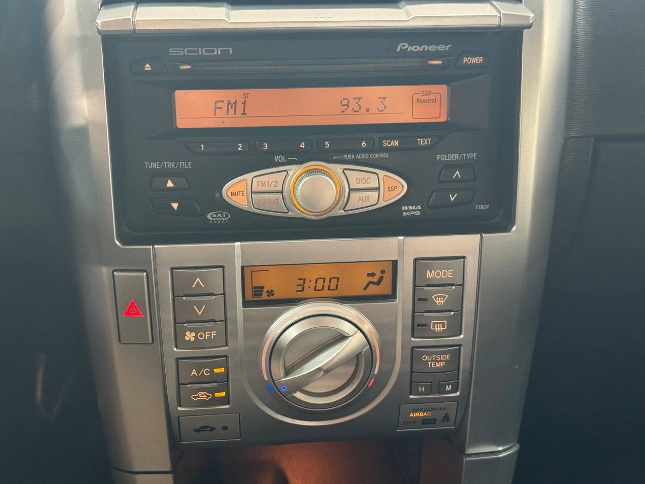 Scion tC 3dr HB Manual Spec (Natl) 2007