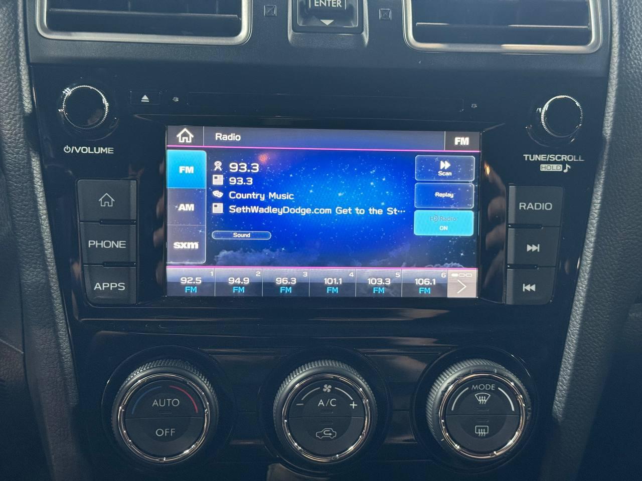 Subaru WRX Manual 2019