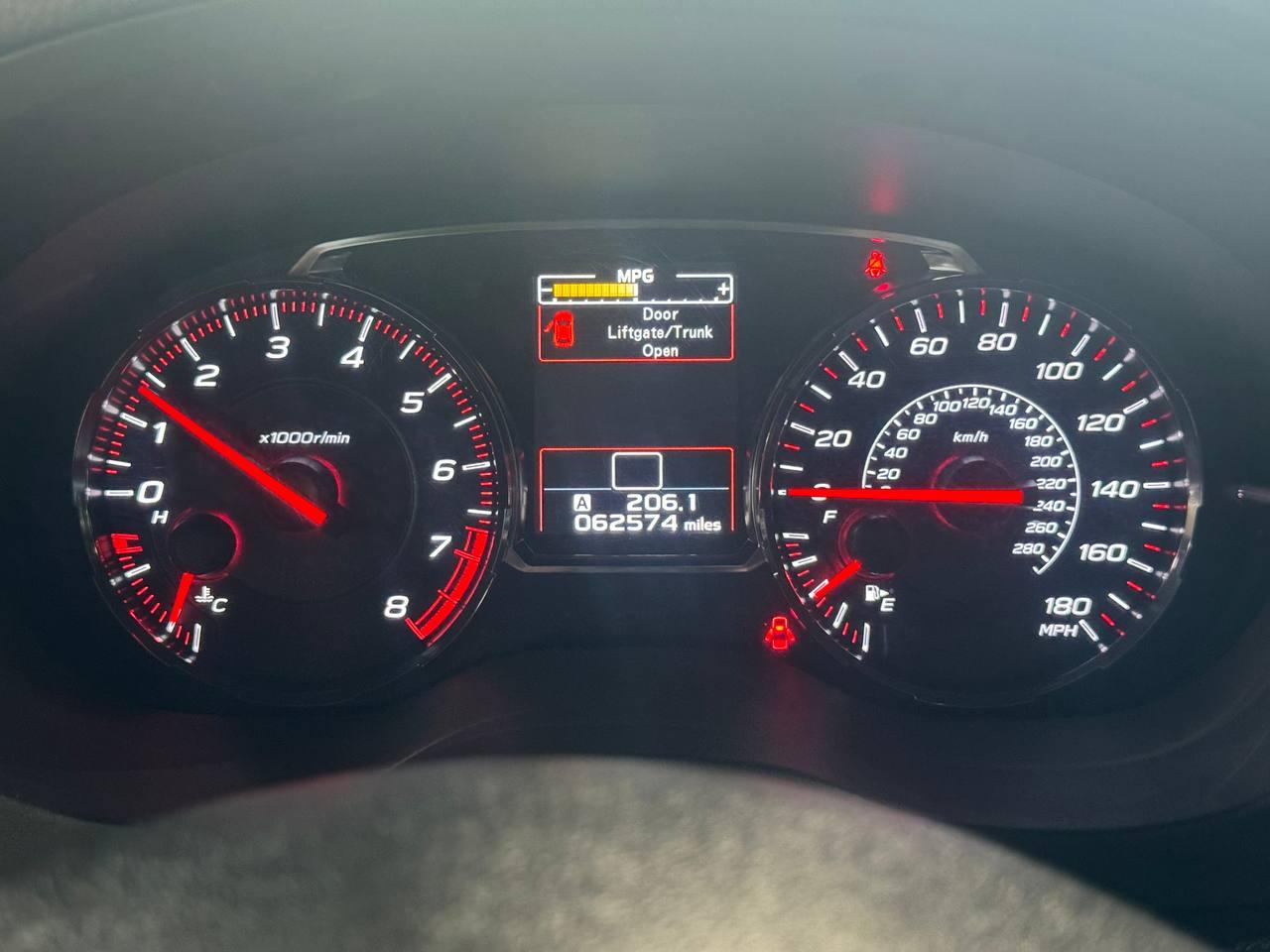 Subaru WRX Premium Manual 2019